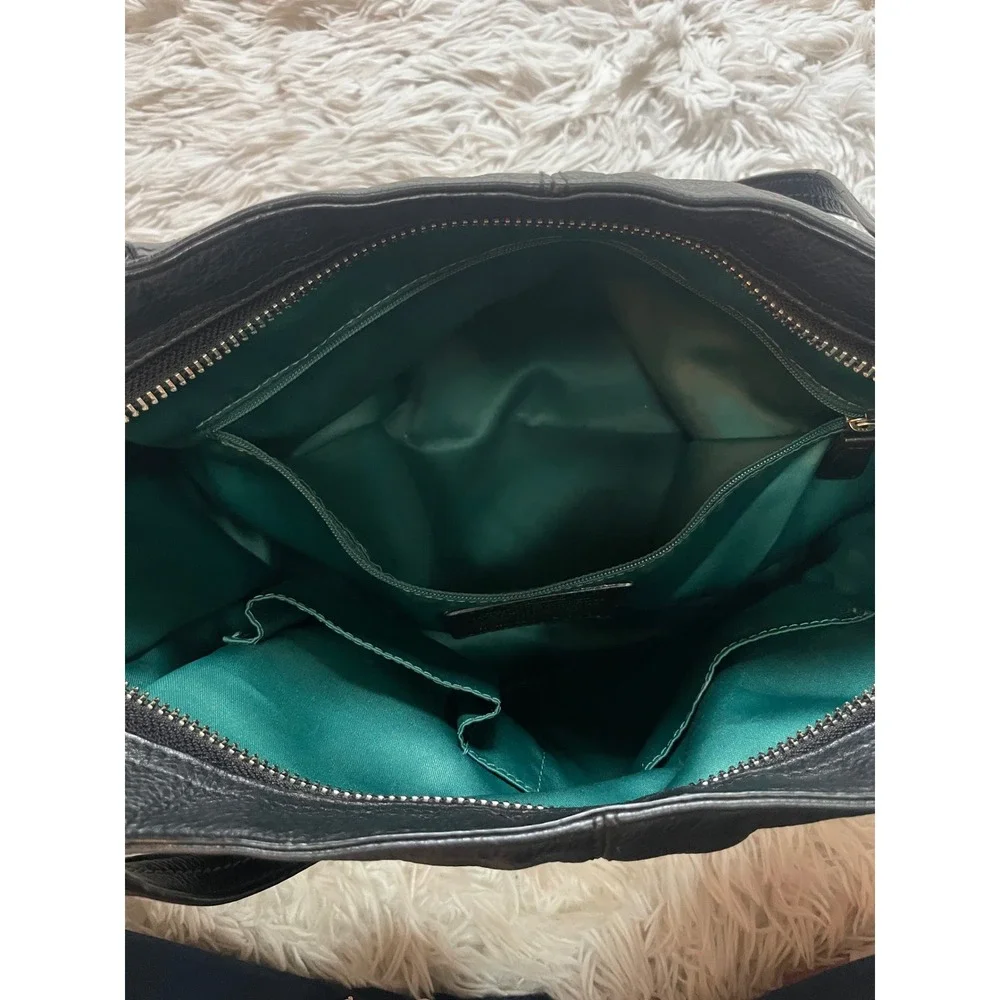 Coach Park Carrie Pebbled Leather Tote Bag